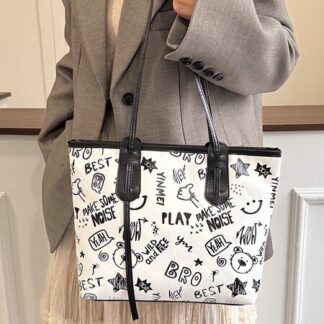 Scribble Pattern Ladies Bag