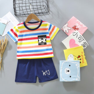Short-Sleeved Shorts Set